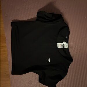 Gymshark Black Crop Top